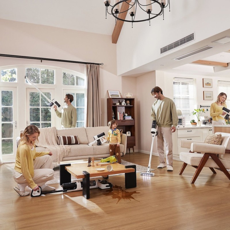 Tineco Floor One Switch S6 Stretch Plus Вертикална прахосмукачка Безкабелна