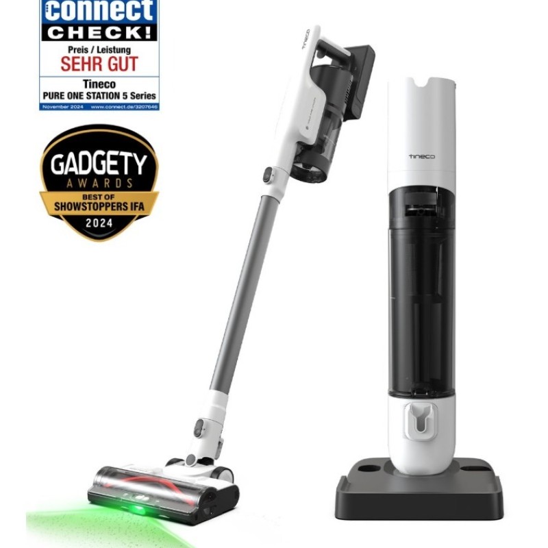 Tineco Pure ONE Station 5 Pro Вертикална прахосмукачка Безкабелна Tineco Pure ONE Station 5 Pro Вертикална прахосмукачка Безкабелна