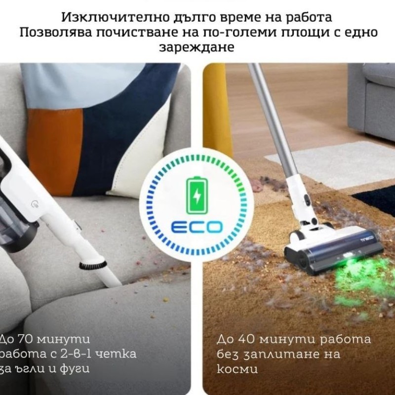 Tineco Pure ONE Station 5 Вертикална прахосмукачка Безкабелна
